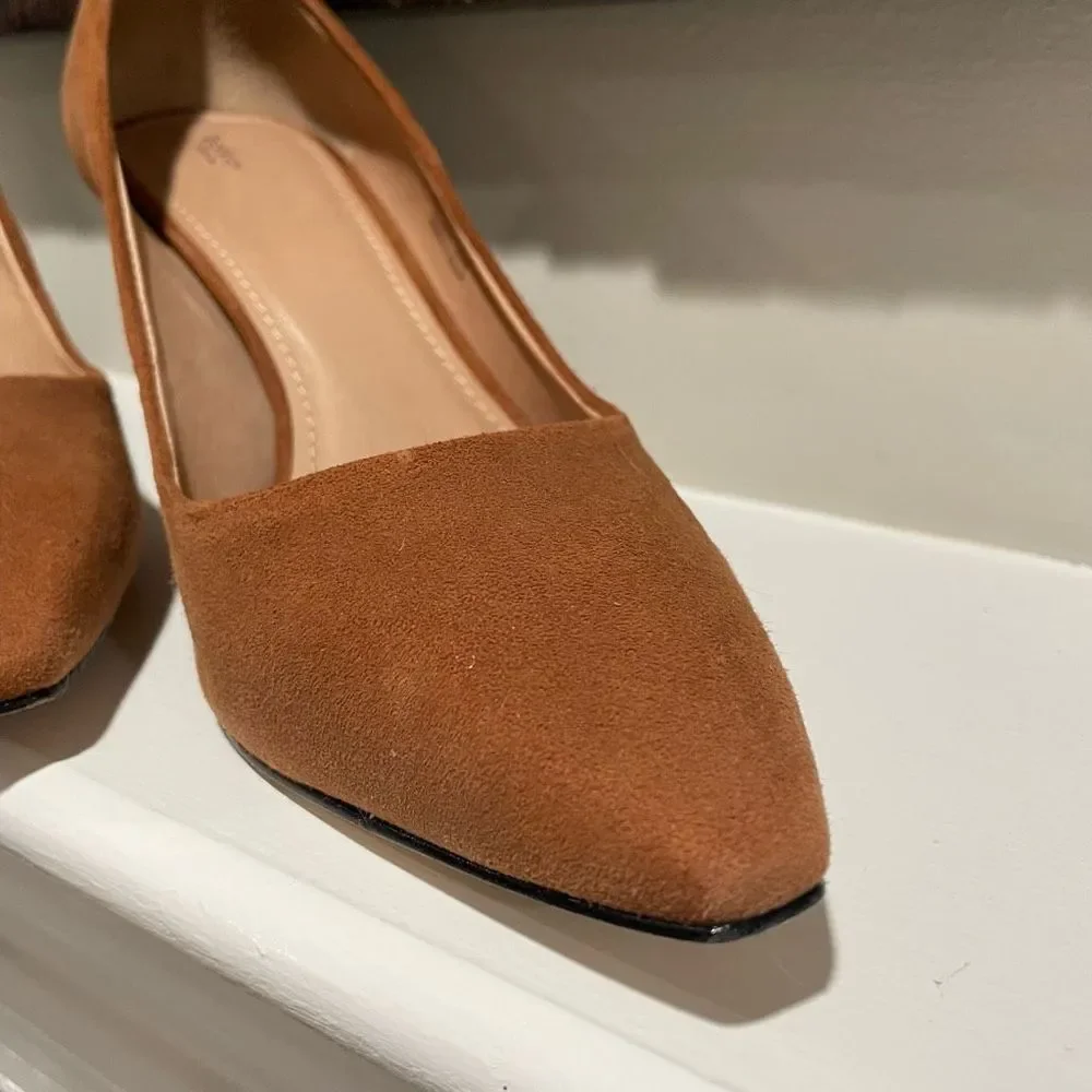 BOTKIER - Tabitha Pumps Heels Brown Suede 9.5 - Picture 4 of 11